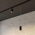 Deko-Light 3-phase pendant luminaire LUCEA 20 CCT DALI controllable IP20, black dimmable