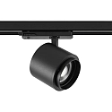 3-phase spot FOCARIS PHASE focusable, cardanic, UGR < 17 IP20, deep black dimmable