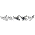 Deko-Light Accessories for 3-phase track system D LINE - T-coupler left-left-right with change mechanism, 220-240V AC, black