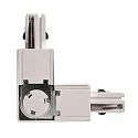 Deko-Light Accessories for 3-phase track system D LINE - 90°-coupler left-right with change mechanism, 220-240V AC, white