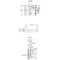 Deko-Light Accessories for 3-phase track system D LINE -quick mounting bracket for exhibition stand construction