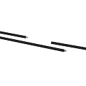 Deko-Light Extension for Ceiling suspension for 3-phase luminaire D LINE, rigid, 310 mm , black