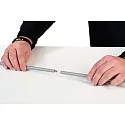Deko-Light Extension for Ceiling suspension for 3-phase luminaire D LINE, rigid, 310 mm , silver
