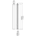Outdoor LED ceiling luminaire TRI PROOF MOTION, IP65 IK08, with concealed HF sensor, 114.5cm, 24.5W 4000K 2500lm 120°