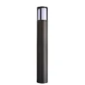 bollard lamp FACADO II 650MM OPAL round E27 IP65, dark grey, mat dimmable