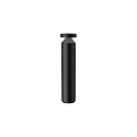 bollard light FARO ON-OFF 60 (Ø 10CM) EL impact resistant, with lens optics, wired through IP65, dark grey, graphite grey 