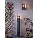 Deko-Light outdoor wall luminaire FACADO II SQAURE TONED square E27 IP65, dark grey, mat dimmable