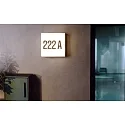 outdoor wall luminaire CASA with sensor, CCT Switch, switchable IP54, white 