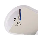damp-proof luminaire SOTANO IP54 oval, CCT Switch, impact resistant, switchable, multipower IP54, grey 