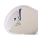 damp-proof luminaire SOTANO IP54 oval, CCT Switch, impact resistant, switchable, multipower IP54, grey 