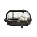 Deko-Light wall and ceiling luminaire SOTANO RETRO oval E27 IP44, black dimmable