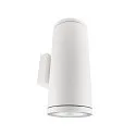 facade spotlight SHORELINE PRO ROUND 140 UP&DOWN 2 flames, round, CCT Switch IP65, white dimmable