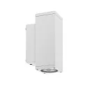 facade spotlight SHORELINE PRO LED SQUARE 70 UP&DOWN 2 flames, square, CCT Switch IP65, white dimmable