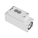 Deko-Light facade spotlight SHORELINE PRO LED SQUARE 70 UP&DOWN 2 flames, square, CCT Switch IP65, white dimmable