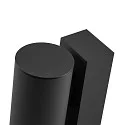 Deko-Light facade spotlight SHORELINE PRO GU10 ROUND 1 flame, cylindrical, with lamp socket GU10 IP65, dark grey
