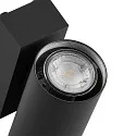 Deko-Light facade spotlight SHORELINE PRO GU10 ROUND UP&DOWN 2 flames, cylindrical, with lamp socket GU10 IP65, dark grey