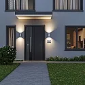 outdoor wall luminaire CAN OUTDOOR UP & DOWN up / down, 2 flames, cylindrical, rigid GU10 IP65, white