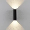 outdoor wall luminaire CAN OUTDOOR UP & DOWN up / down, 2 flames, cylindrical, rigid GU10 IP65, black