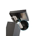 Deko-Light energy column LERNA 100 2-fold, with lighting, dark grey