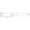Deko-Light LED driver BASIC CC 500MA current constant, adjustable, switchable, anthracite, black