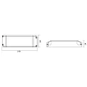 Deko-Light LED driver BASIC DIM CV 12V voltage constant, dimmable, black