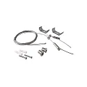 Accessories for TRI PROOF rope suspension, 2 items, adjustable, L: 2500mm, silver grey