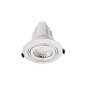 Deko-Light Accessories for MODULAR SYSTEM COB recessed ring swivelling, H: 30 mm, matt white
