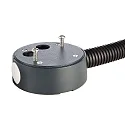Deko-Light Surface-mounting housing for outdoor series COLT, versions 8W, Ø 9.65cm / H 3.5cm, aluminum, black grey
