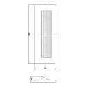 Deko-Light Cover Step for recessed LED wall luminaire LIGHT base III outdoor, black