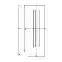 Deko-Light Cover Window blind for recessed LED wall luminaire LIGHT base III outdoor, white