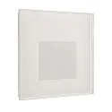 Cover SQUARE for recessed LED wall luminaire ALWAID, misty, white