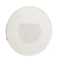 Cover ROUND for recessed LED wall luminaire ALWAID, misty, white