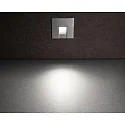 Deko-Light Cover SQUARE for recessed LED wall luminaire ALWAID, grey