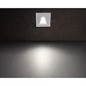 Deko-Light Cover SQUARE Angle for recessed LED wall luminaire ALWAID, white