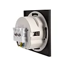 Cover SQUARE Eye for recessed LED wall luminaire ALWAID, jet black