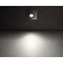Cover SQUARE Eye for recessed LED wall luminaire ALWAID, jet black