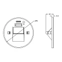 Deko-Light Cover ROUND Step for recessed LED wall luminaire ALWAID, white