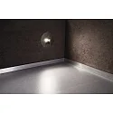 Cover ROUND for recessed LED wall luminaire ALWAID, jet black