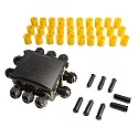 Outdoor Multi 10-fold-distributor for 2-10 cable 4-14 mm, 0.5-4 mm², max. 450V AC/24A