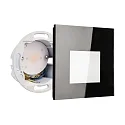 Deko-Light cover ALWAID 2 - MILKY square, deep black
