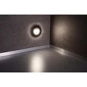 Deko-Light cover ALWAID 2 - MILKY round, deep black