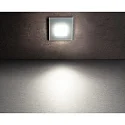 Deko-Light cover ALWAID 2 - MILKY square, white aluminum