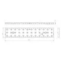 Deko-Light lens SANOTRUNK UNIVERSAL 60° set of 5, transparent