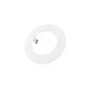 reducing ring 155/95MM round, mechanical, built-in version, traffic white