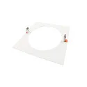 Deko-Light reducing ring 280/210MM mechanical, square, built-in version, traffic white