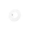 reducing ring 155/95MM round, mechanical, built-in version, signal white