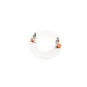 Deko-Light reducing ring 155/95MM round, mechanical, built-in version, signal white