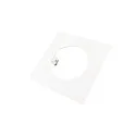 reducing ring 155/95MM mechanical, square, built-in version, signal white