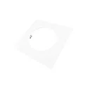 reducing ring 210/135MM mechanical, square, built-in version, signal white