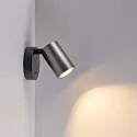 Deko-Light surface mounted housing CAN MIX'N MATCH 1/2 - SPOT HEAD (WALL / TABLE / FLOOR) cylindrical, mechanical, anthracite